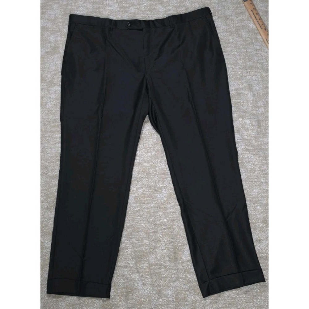 Ermenegildo Zegna Pants 44x30 Charcoal Gray Trofeo Sartorial Wool Flat Front